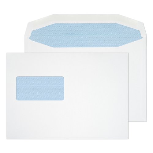 Blake Purely Everyday White Window Gummed Mailer 1 62X229mm 110Gm2 Pack 500 Code 8706 3P