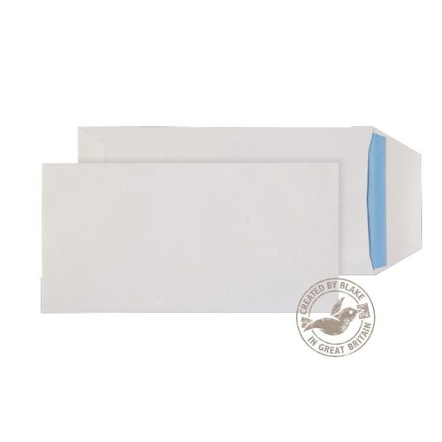 Blake Purely Everyday White Self Seal Pocket 235X121mm 100Gm2 Pack 500 Code 8888Ps 3P  604144