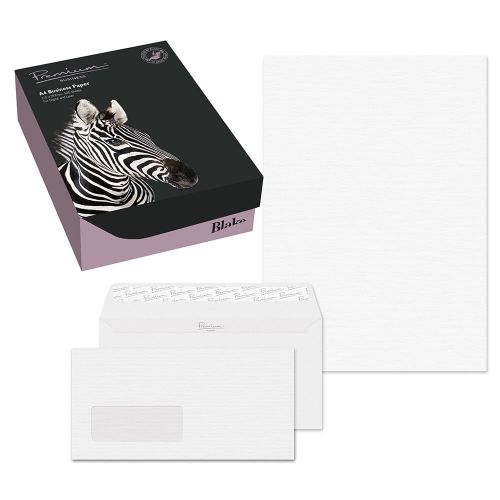 Blake Premium Business Diamond White Laid Peel & Seal SoHo Box 210x297mm 120gsm Pack 250 Code 91670
