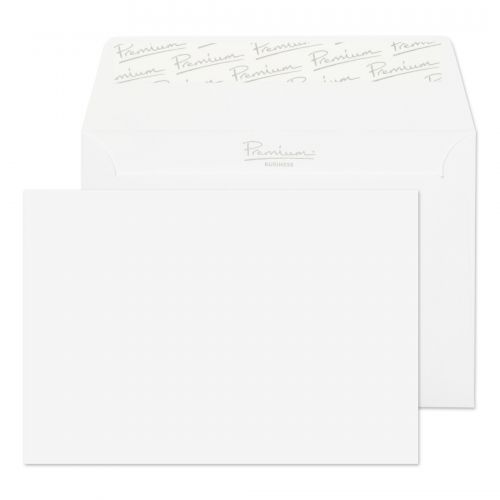 Blake Premium Business Wallet Peel and Seal Diamond White Laid C6 114x162 120gsm (Pk 500) Code 91880