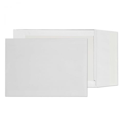 Blake Purely Packaging White Peel and Seal Board Back C4 324x229x50mm 120gsm (Pack 125) Code 92935