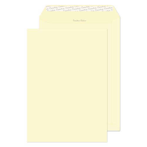 Blake Colour Vanilla Ice Cream Peel & Seal Pocket 324x229mm 120gsm Pack 250 Code 954