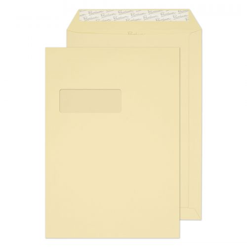 Blake Premium Business Vellum Laid Window Peel & S eal Pocket 324X229mm 120Gm2 Pack 250 Code 95892 3