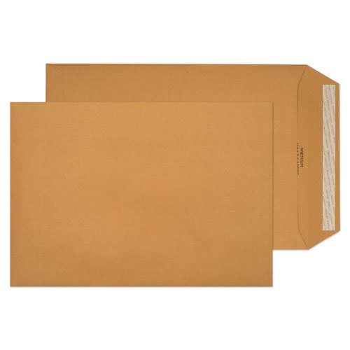 Blake C4 Envelopes 229 x 324mm Peel and Seal Plain 130gsm Cream Manilla