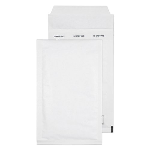 Blake Packaging Envelopes DL White Pocket Peel and Seal Bubble Padded 90gsm 220x120mm (Pack 200) - B/00