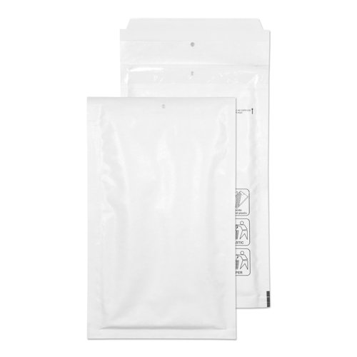 604094 Blake Purely Packaging White Peel & Seal Padded Bubble Pocket 220X120mm 90Gm2 Pack 200 Code B/00 3P