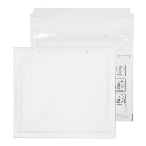 Blake Purely Packaging White Peel & Seal Padded Bubble Pocket 165x180mm 90gsm Pack 100 Code CD
