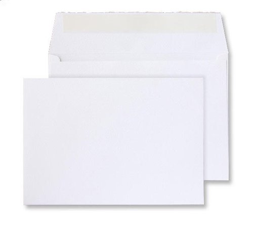 Blake Senses Beautifully White Peel & Seal Wallet 114x162mm 190gsm Pack 50 Code DE143