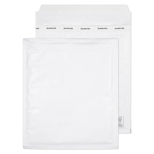 Blake Packaging Envelopes White Pocket Peel and Seal Bubble Padded 90gsm 260x220mm (Pack 100) - E/2