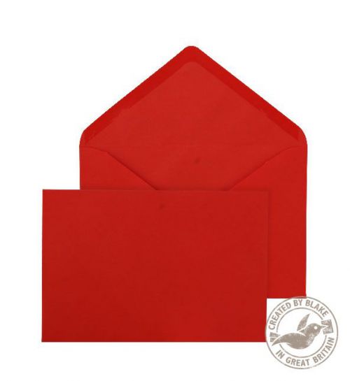 Everyday Red Gummed Banker Invitation C6 100gsm PK500