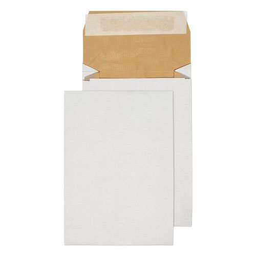 Blake Purely Packaging White Peel & Seal Padded Gusset Pocket B5 254x178x50mm 140gsm Pack 100 Code EPBC