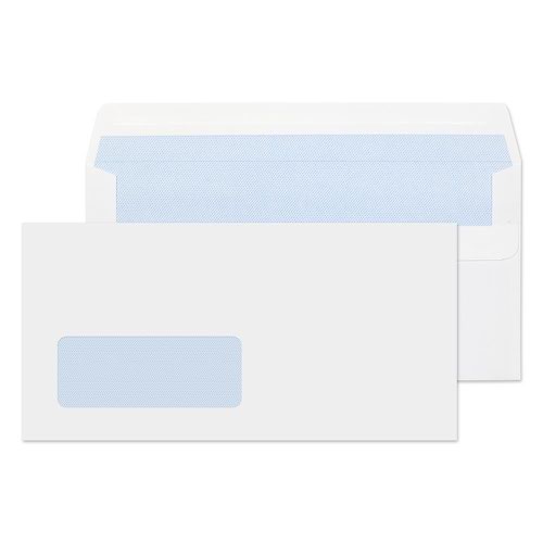 Blake Purely Everyday White Window Self Seal Wallet 110x220mm 80gsm Pack 1000 Code FL2884