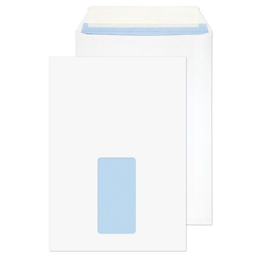 Blake Purely Environmental White Window Peel & Seal Pocket 229X162mm 110Gm2 Pack 500 Code 3P Blake Envelopes