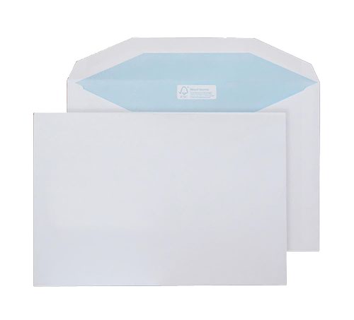 604675 | FSC certification has become one of the most recognisable environmental credentials of the day. These envelopes are made from FSC certified paper and clearly promote the FSC logo and credentials through the window of the envelope.