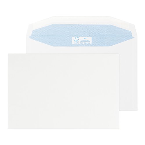 Blake Environmental White Gummed Mailer 162x238mm 90gsm Pack 500 Code FSC477