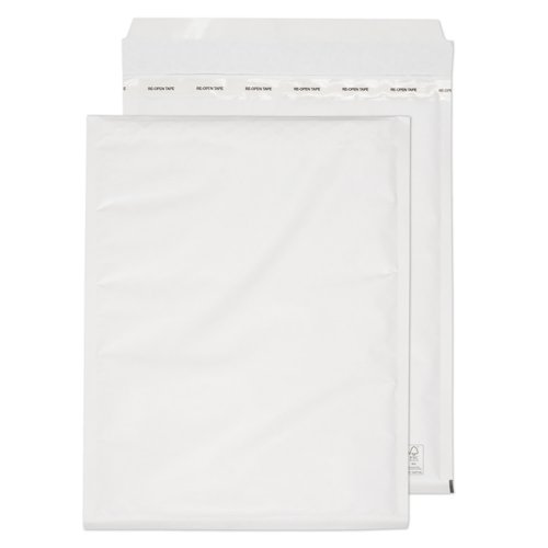 Blake Packaging Envelopes White Pocket Peel and Seal Bubble Padded 90gsm 360x270mm (Pack 100) - H/5 60250BL