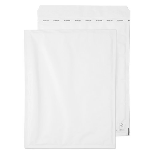 Blake Packaging Envelopes White Pocket Peel and Seal Bubble Padded 90gsm 470x350mm (Pack 50) - K/7