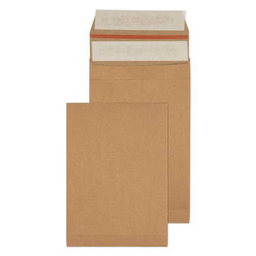 Constructed from heavy duty Kraft paper, these bags provide a sustainable alternative to the traditional polythene mailing bag. With peel and seal secure closure, once the rip strip has been removed, the bags are completely recyclable.