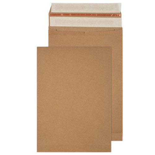 Blake Vita Kraft Mailing Bag Envelopes Peel and Seal Natural Brown 130gsm 353mm x 250mm x 50mm (Pack 100) - KBB142