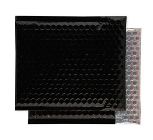 Blake Purely Packaging Black Metallic Padded Bubble Peel and Seal 230x230mm (Pk 100) Code MBB230