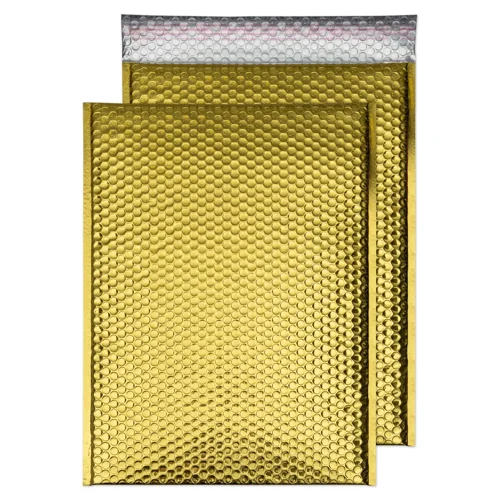 Blake Purely Packaging Glamour Gold P&S Padded Bubble Pocket 450X324 70Mu Pk50 Code Mbgol450 3P