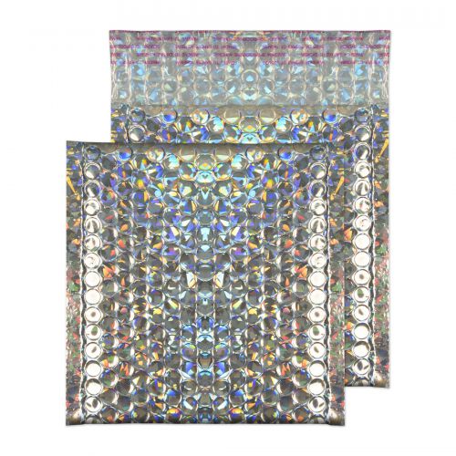Blake Purely Packaging Holographic Peel & Seal Square Wallet 165X165mm 70Mu Pk100 Code Mbhra165 3P
