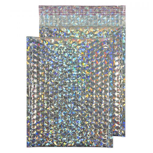 Blake Purely Packaging Holographic Peel & Seal Pocket 250X180mm 70Mu Pack 100 Code Mbhra250 3P