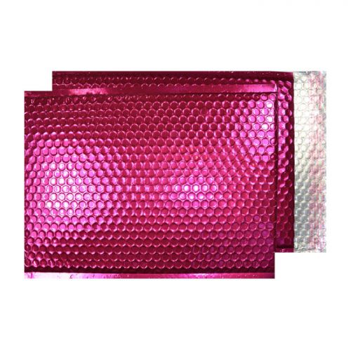 Blake Purely Packaging Pink Metallic Padded Peel and Seal C5+ 250x180mm 70µm (Pack 100) Code MBP250