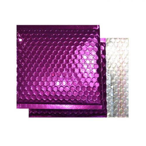 Blake Purely Packaging Purple Grape Metallic Padded Peel and Seal CD 165x165 Pack 100 Code MBPUR165