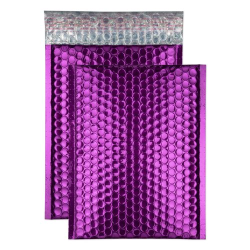 Blake Purely Packaging Purple Grape P&S Padded Bubble Pocket 250X180 70Mu Pk100 Code Mbpur250 3P