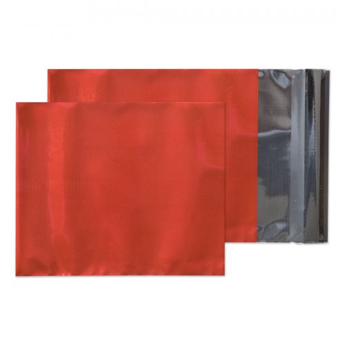 Blake Purely Packaging Metallic Foil Pocket Peel and Seal Red C5 229x162mm 70µm (Pk 250) Code MF806