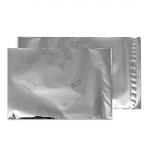 Blake Purely Packaging Metallic Foil Pocket Peel and Seal Silver C4 324x229 70µm (Pk 250) Code MF912