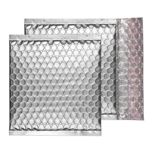 Blake Purely Packaging Brushed Chrome Matt Metallic Bubble Peel and Seal CD (Pack 100) Code MTA165