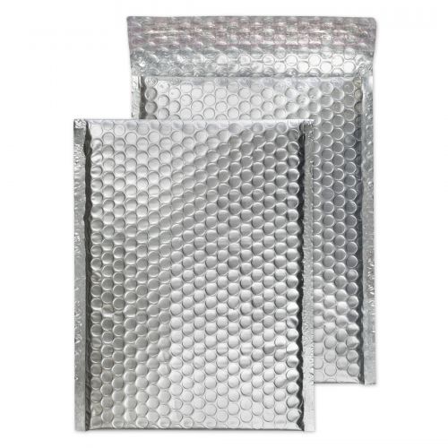 Blake Purely Packaging Brushed Chrome Matt Metallic Bubble Peel and Seal C5+ (Pack 100) Code MTA250