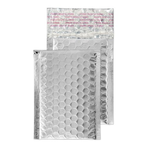 Blake Purely Packaging Metallic Silver Peel & Seal Pocket 90x145mm 70Mu Pack 100 Code MTA90