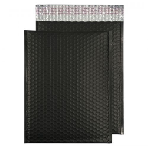 Blake Purely Packaging Jet Black Peel & Seal Pocket 250X350mm 70Mu Pack 100 Code Mtb350 3P