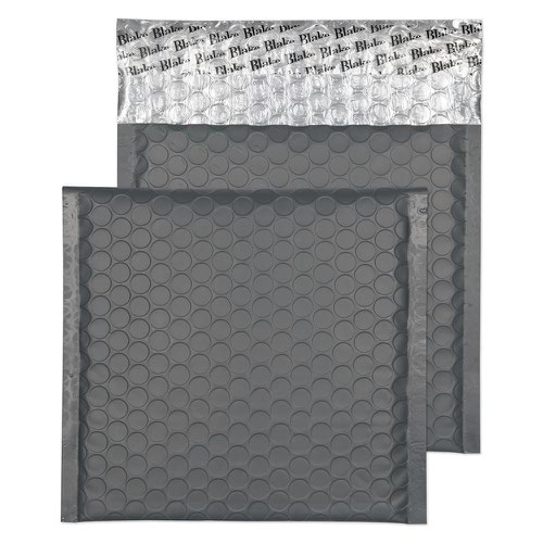 Blake Purely Packaging Graphite Grey Peel & Seal Padded Bubble Wallet 165x165mm 70Mu Pack 100 Code MTGG165