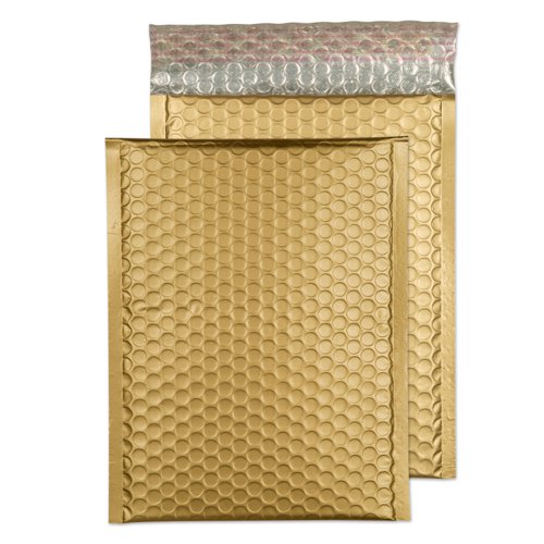 Blake Purely Packaging Gold Dust Matt Metallic Bubble Peel and Seal C5+ 250x180 Pk100 Code MTGOL250