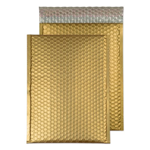 Blake Purely Packaging Gold Dust Matt Metallic Bubble Peel and Seal C4 324x230 (Pk100) Code MTGOL324