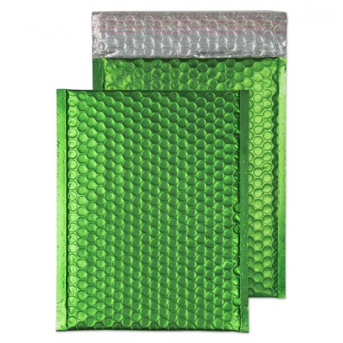 Blake Purely Packaging Beetle Green Matt Metallic Bubble Peel and Seal C5+ (Pack 100) Code MTGRE250