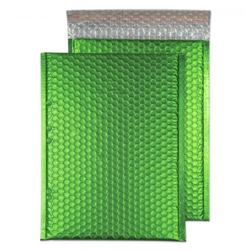 Blake Purely Packaging Beetle Green Matt Metallic Bubble Peel and Seal C4 (Pack 100) Code MTGRE324