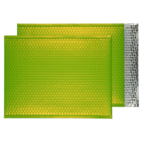 Blake Purely Packaging Lime Green Peel & Seal Padded Bubble Pocket 450x324mm 70Mu Pack 50 Code MTLG450