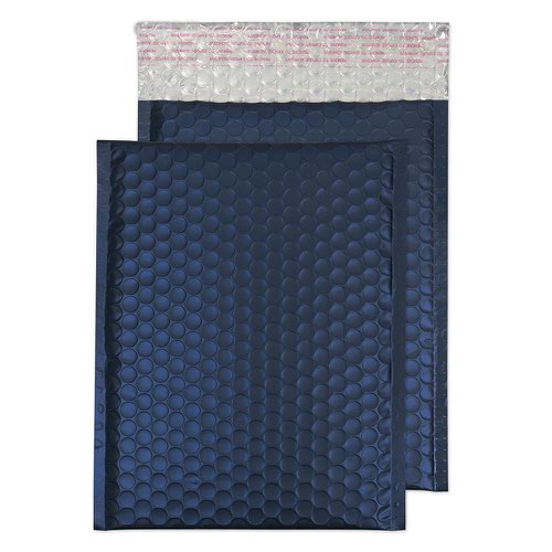 Blake Purely Packaging Oxford Blue Peel & Seal Padded Bubble Pocket 250x180mm 70Mu Pack 100 Code MTN250
