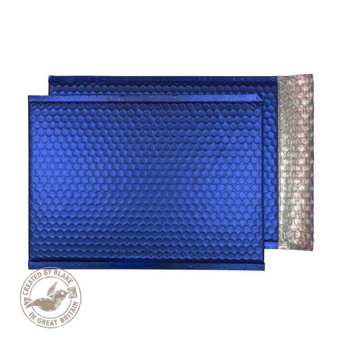 Blake Purely Packaging Neon Blue Matt Metallic Bubble Peel and Seal C4 324x230 (Pk 100) Code MTNB324