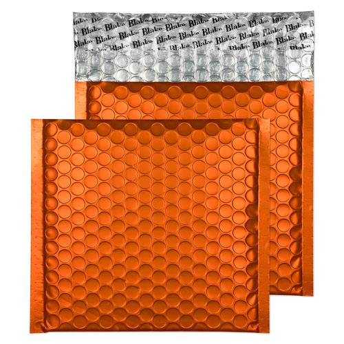 Blake Purely Packaging Pumpkin Orange Peel & Seal Padded Bubble Wallet 165x165mm 70Mu Pack 100 Code MTPO165