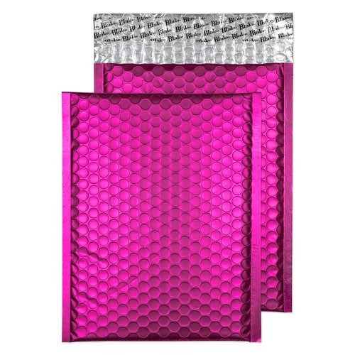 Blake Purely Packaging Shocking Pink Peel & Seal Padded Bubble Pocket 250x180mm 70Mu Pack 100 Code MTSP250