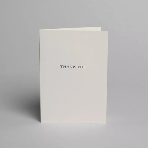 Blake Note Cards Oyster Wove Indigo Thank You Notecard 148 x 105mm 330gsm Pack 5 Code NCB1211/5