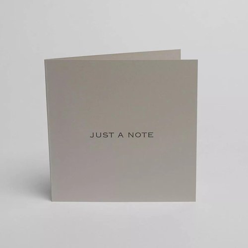 Blake Note Cards Storm Grey Indigo Just a Note Notecard 150 x 150mm 270gsm Pack 5 Code NCB3325/5