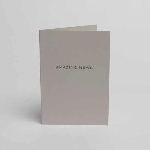 Blake Note Cards Storm Grey Indigo Amazing News Notecard 148 x 105mm 270gsm Pack 5 Code NCB4225/5