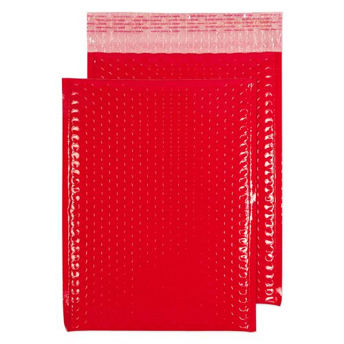 Blake Purely Packaging Red Neon Gloss Peel & Seal Pocket 340X240mm 70Mu Pack 100 Code Ngr340 3P